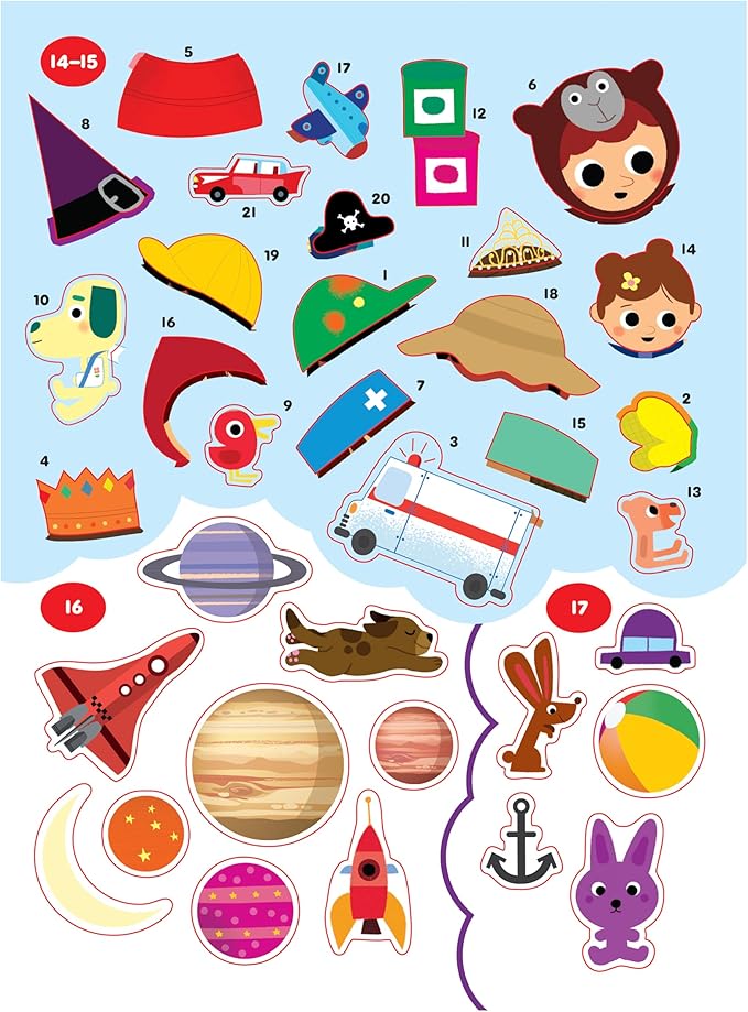 Toddler Sticker Activity Book Includes 500+ Stickers - Learn ABCs, Counting, Colors and More for Kids Ages 2 - 5 (Start Little Learn Big Series)