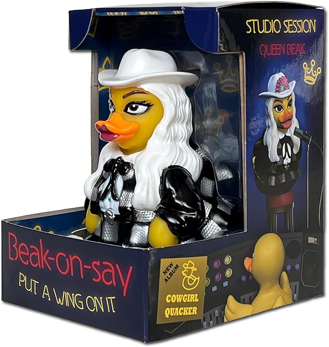 CelebriDucks - Beak-On-Say - Put A Wing On It - Floating Rubber Ducks - Collectible Bath Toy Gift for Kids & Adults of All Ages
