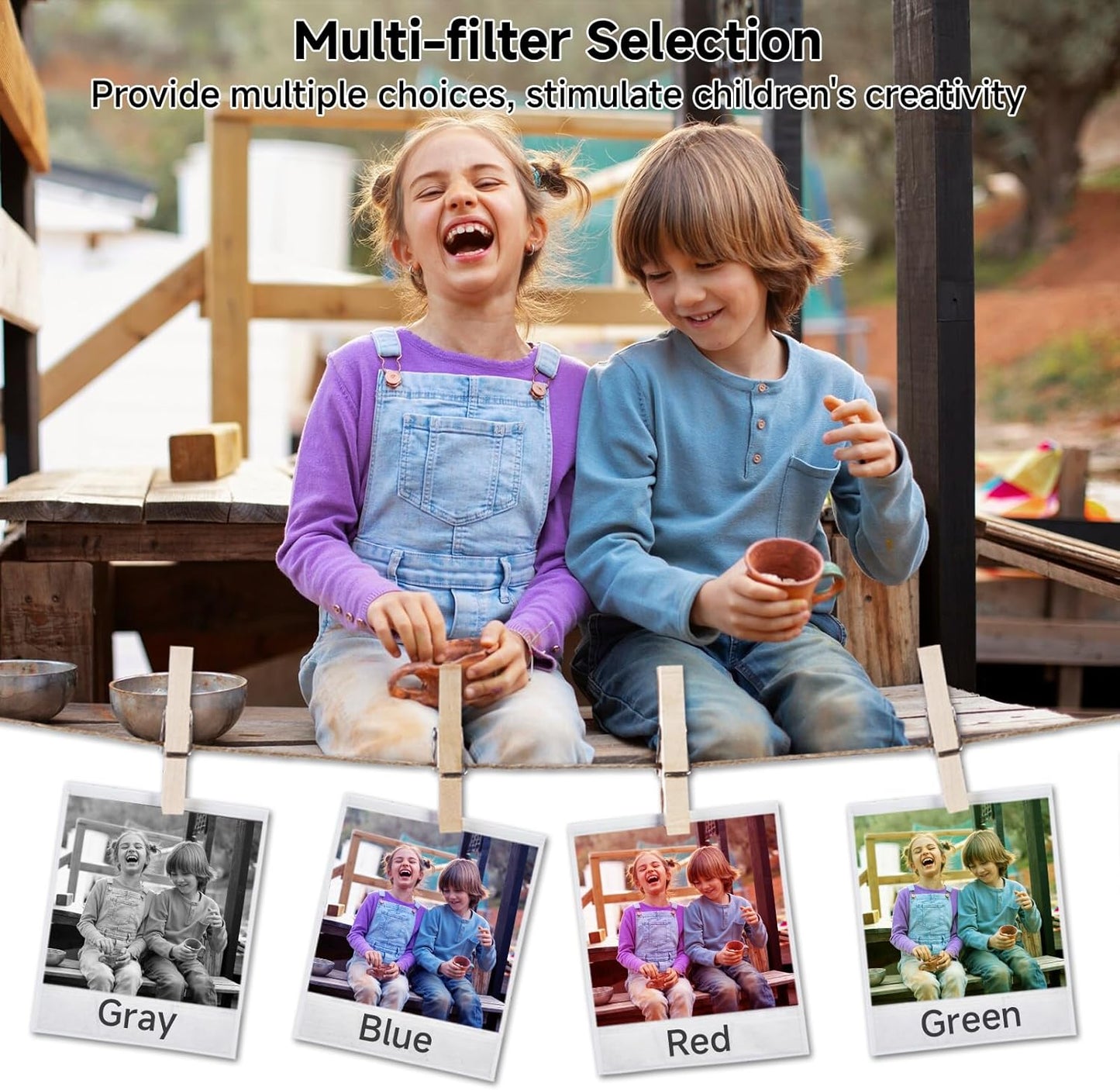 Digital Camera, FHD 4K 44MP Digital Camera, 16X Digital Zoom, Digital Point and Shoot Camera with 3-LED Fill Lights, 64GB SD Card, Compact Camera for Kids Teen Boys Girls, Cream