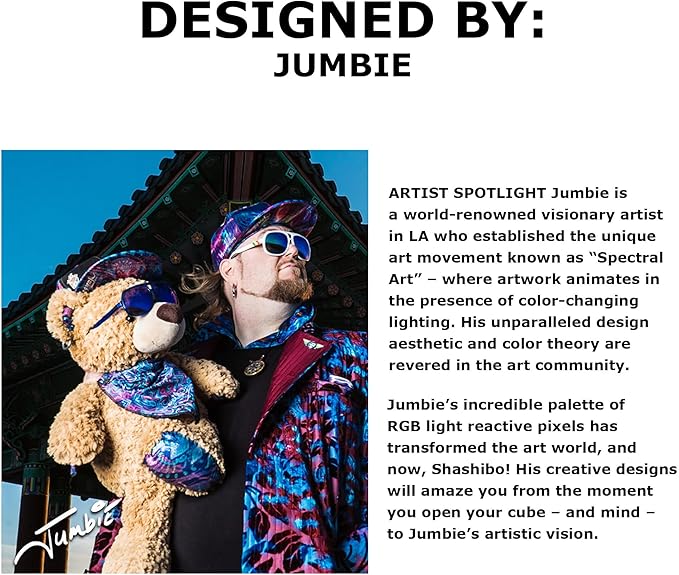 SHASHIBO Shape Shifting Box - Award-Winning Fidget Toy w/ 36 Rare Earth Magnets - Fidget Cube Transforms Into Over 70 Shapes, Sensory Toy Gift for Kids, Teens, and Adults (Disco Plaid)