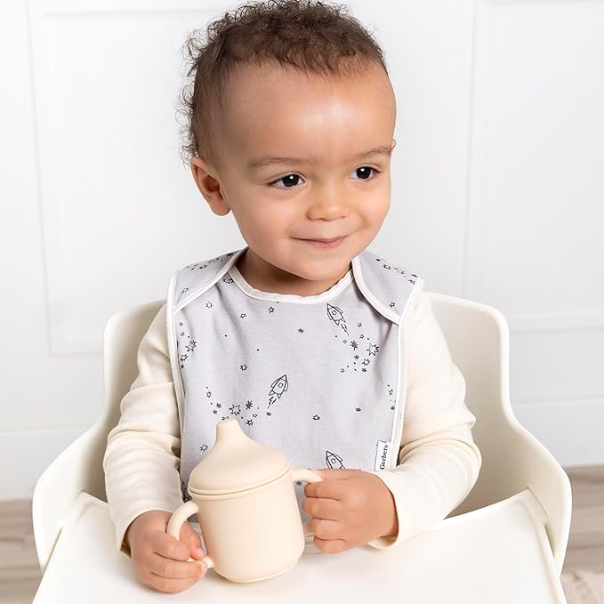 Gerber Unisex Baby Lap Shoulder Bibs