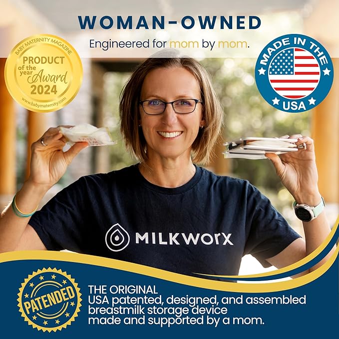 Freeze It Flat Breast Milk Storage Bag Freezer Organizer - Space-Saving Freezer System for Breastmilk Storage Bags - Breast Pump Accessories - Breast Milk Freezer Organizer Made in The USA