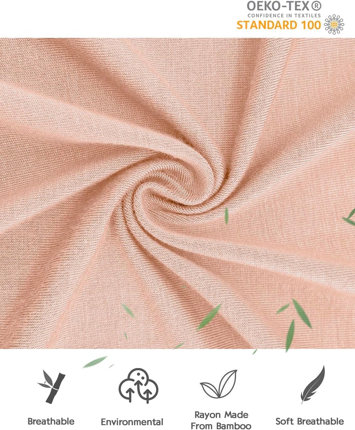 Jimonda Baby Romper Boys Girls Bamboo Pajamas 2-Way Zipper Footless Unisex Long Sleeve Sleepers Sleep and Play 0-24 Months