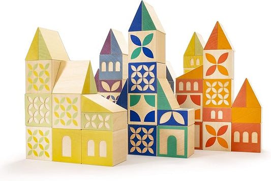 Uncle Goose Gosling Square Building Blocks - Made in The USA