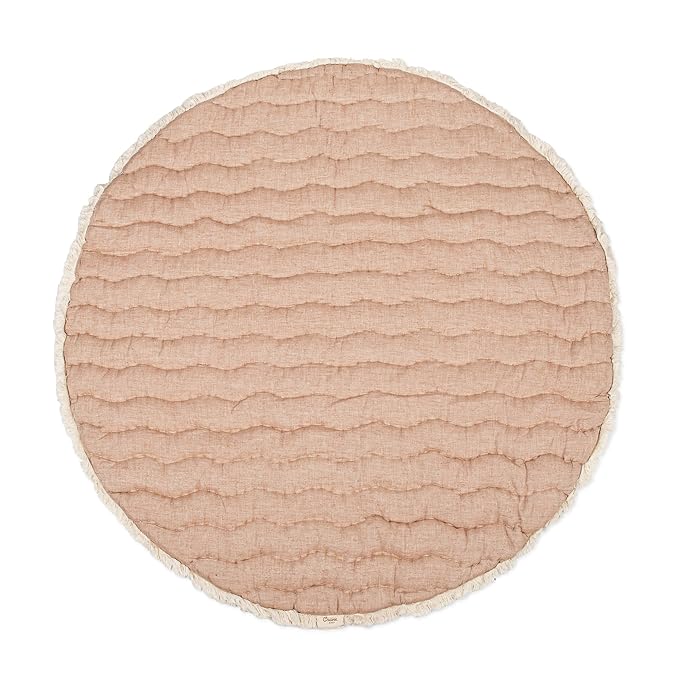 Crane Baby Baby Activity Mat, Woodland Animal Nursery Decor, Reversible Infant Play Mat for Tummy Time and Floor Activities, Infant Play Mat, 40" X 40" (Pack of 6)