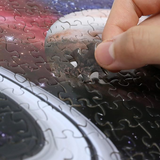 Think2Master Solar System & Space Exploration 1000 Pieces Jigsaw Puzzle for Kids 12+, Teens, Adults & Families. Great Gift for stimulating Learning About Astronomy. Size: 19” X 27”