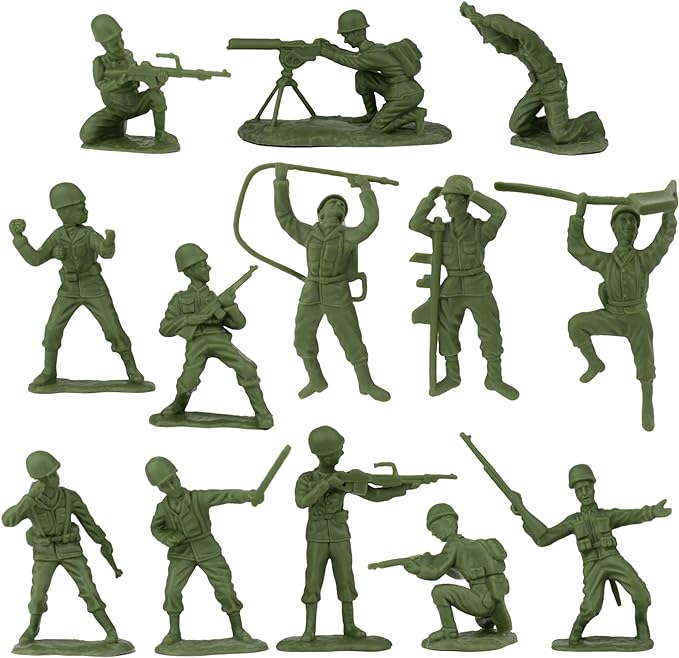 BMC WW2 D-Day Plastic Army Men - Invasion of Normandy 114pc Boxed Playset