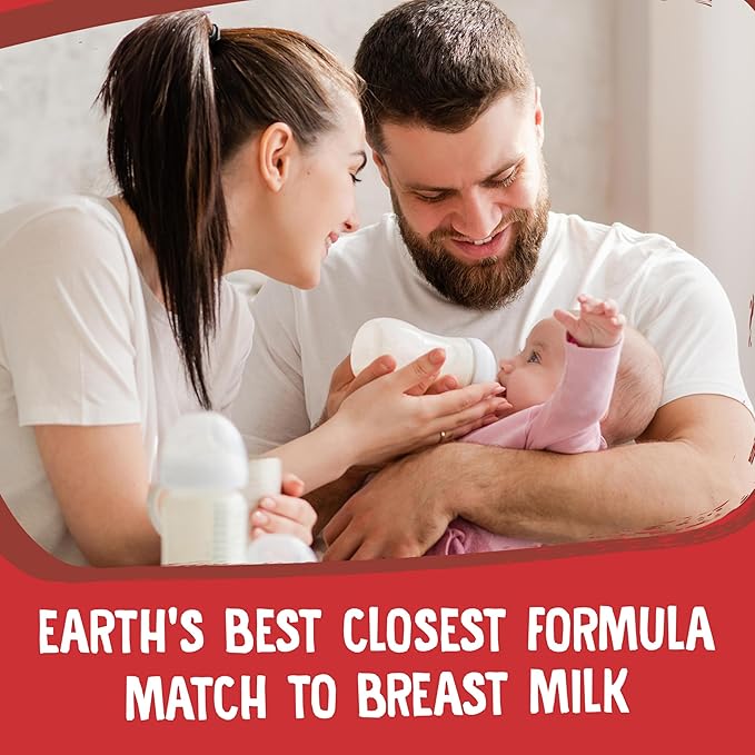 Earth's Best Organic Dairy Infant Formula for Babies 0-12 Months, Milk-Based Powder Formula with Iron, Omega-3 DHA, and Omega-6 ARA, 21 Ounce Container