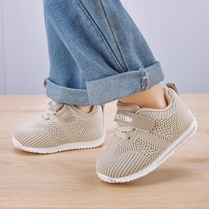 BMCiTYBM Baby Boy Girl Shoes Breathable Mesh Walking Shoes Lightweight Non-Slip Sneakers Infant First Walkers 6 9 12 18 24 Month