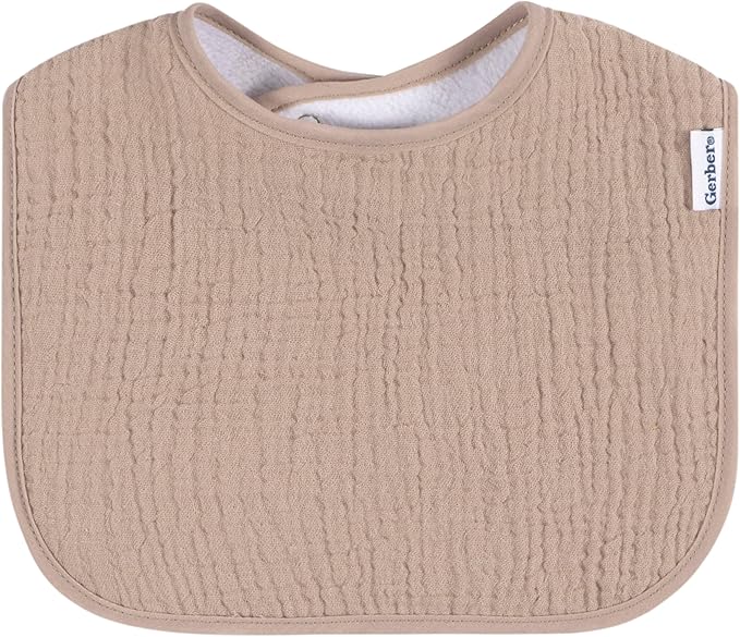 Gerber Unisex Baby Muslin 8 Pack Drooling Bibs