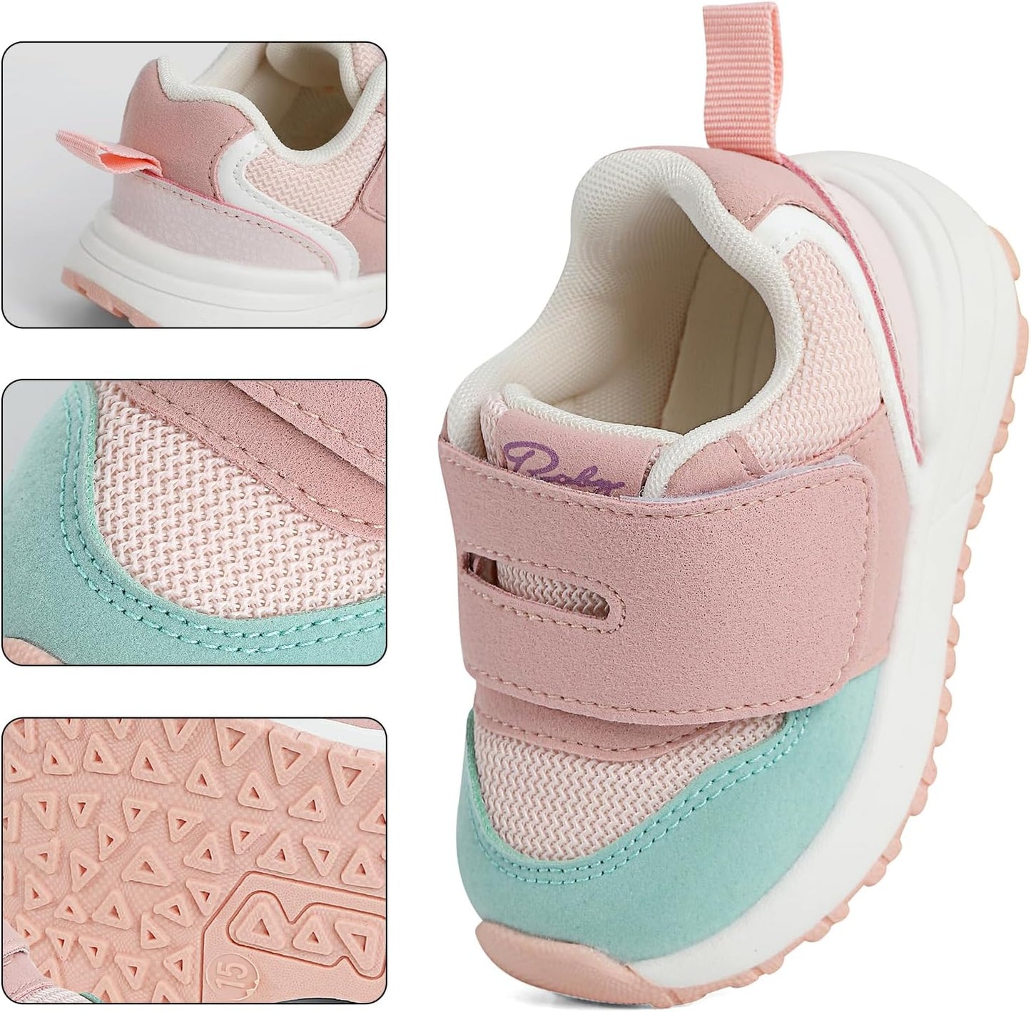 Baby Shoes Boys Girls First Walkers Cute Animals Toddler Sneakers Prewalkers Rubber Sole