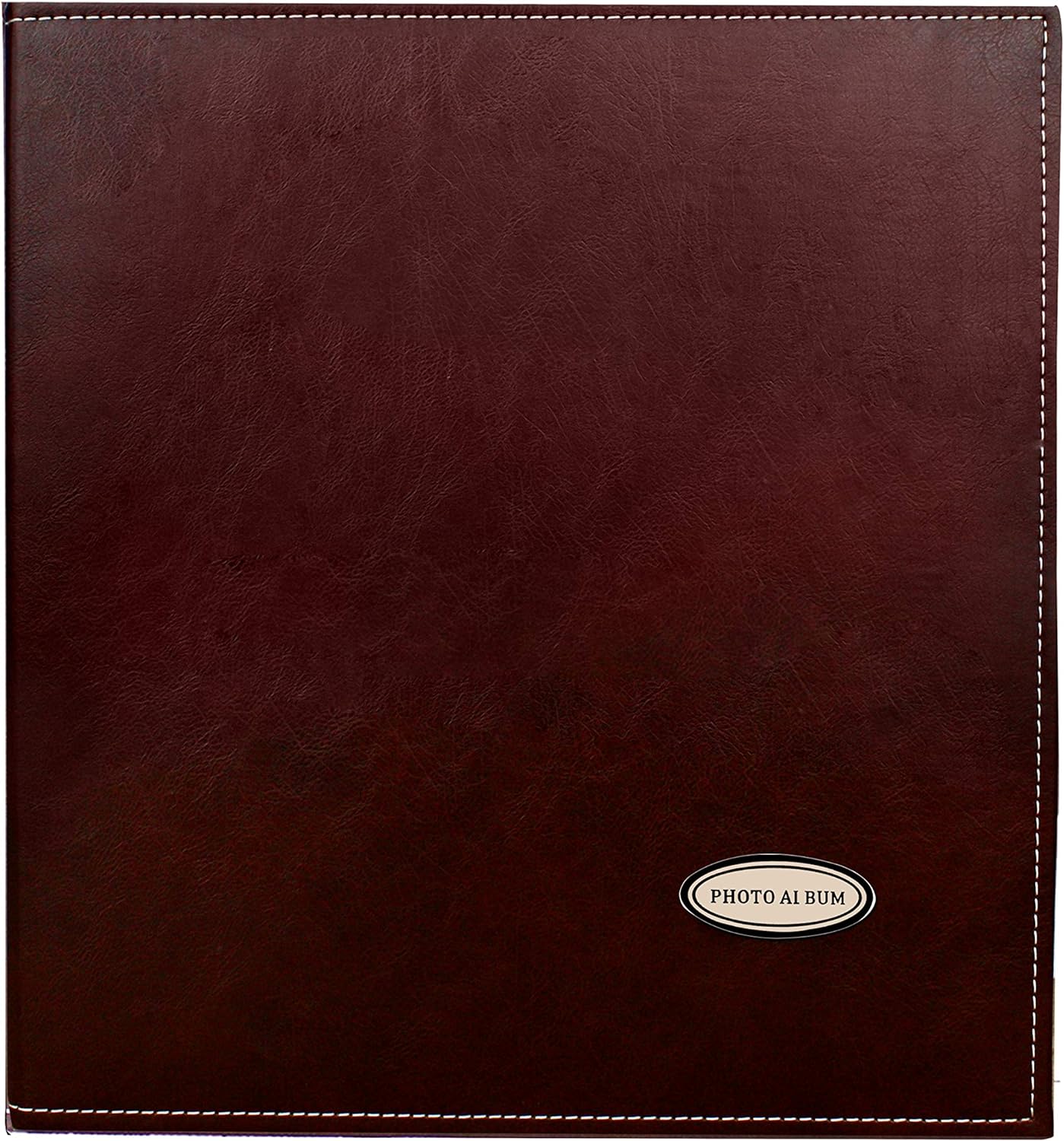 Self-Adhesive Photo Album, Dust-free, glue free and waterproof Scrapbook Album, Family album, Leather Cover, Hand Made DIY Albums Holds 3x5, 4x6, 5x7, 6x8,8x10 photos