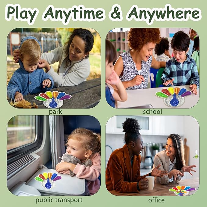 Color Sorting Sensory Toys, Fine Motor Skills Toys for Toddlers, Montessori Toys Preschool Learning Activitie, Sensory Activity Toy for Kids 3+ and Adults