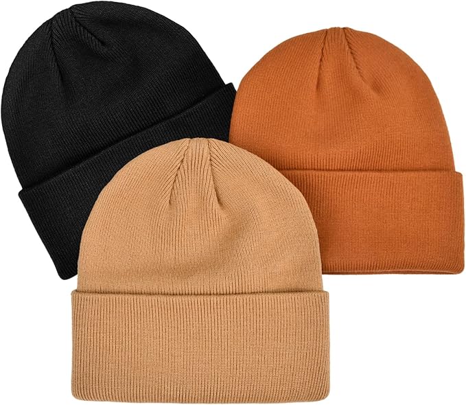 Rosoz Toddler Beanie Boys Girls Baby Knit Warm Beanies Kids Children Winter hat Caps