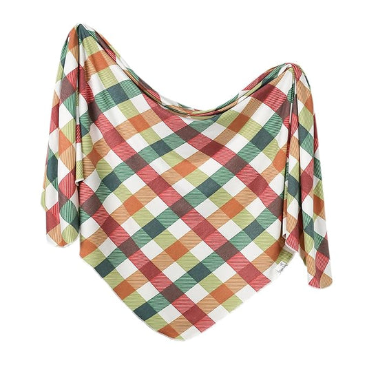 Copper Pearl Large Premium Knit Baby Swaddle Receiving Blanket Nicholas