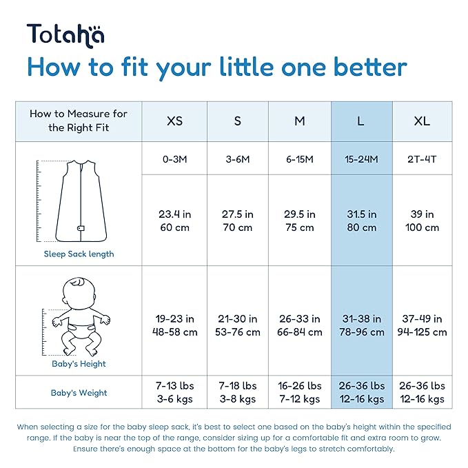 TotAha Sleep Sack 15-18-24 Months 0.5 TOG, Lightweight Summer Sleeping Sacks, Soft Babies Wearable Blanket with 2-way Zipper for Girl 3-Pack, 0.5 TOG