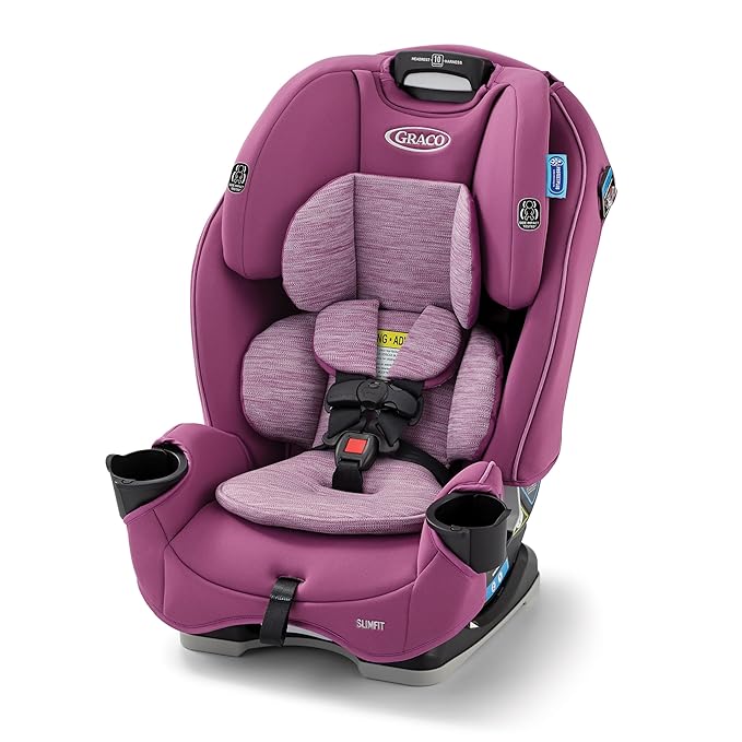 Graco Slimfit 3-in-1 Convertible Car Seat, Space Saving Design, Forward & Rear-Facing, Highback Booster Option – Sydney