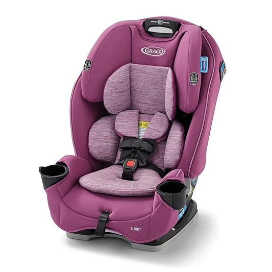 Graco Slimfit 3-in-1 Convertible Car Seat, Space Saving Design, Forward & Rear-Facing, Highback Booster Option – Sydney