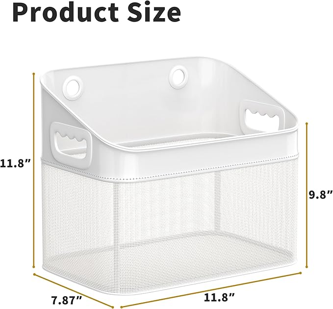 Mesh Baby Bath Toy Storage, ‎Large Capacity and Quick Drying Baby Toy Storage for Bath, Multi-use Net Bags Make Baby Bath Toy Organizer Easy, 1 Pack