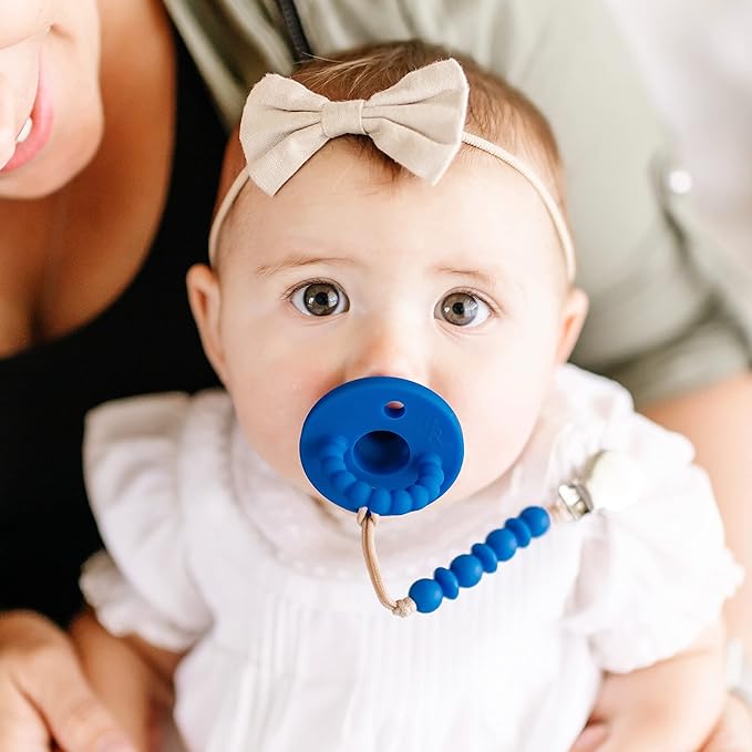 Ryan & Rose Cutie PAT Pacifier Teether (Bulb, Memphis)