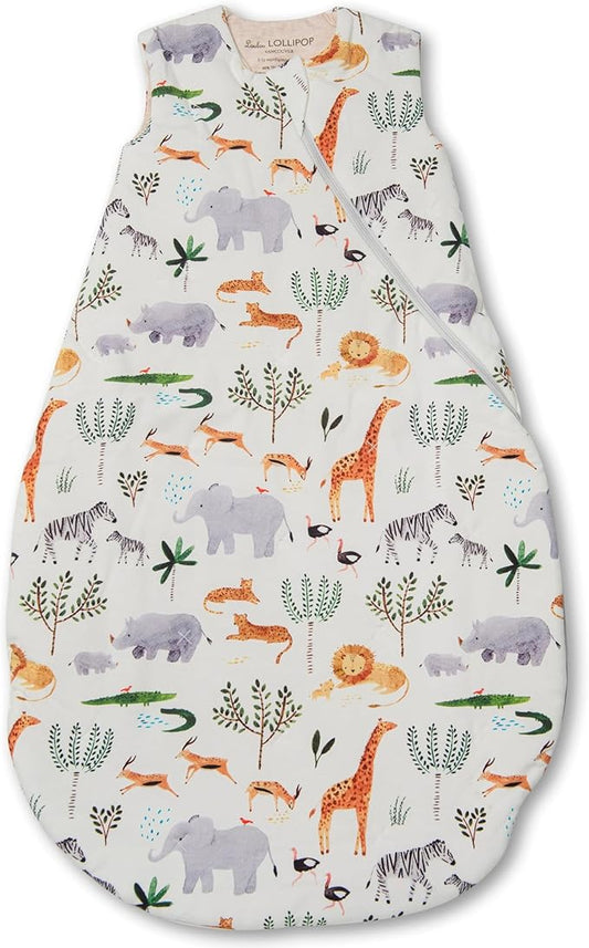 Loulou Lollipop Tencel Lyocell Wearable Baby Blanket Sleeping Bag, Unisex Infant Toddler, 1.0 TOG, 2-Way Zipper Sleepsack