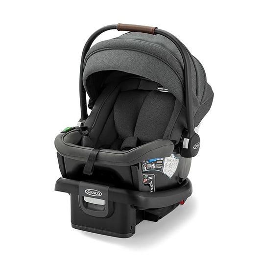 Graco Gomax Infant Car Seat, Ace, Lightweight, Reclining Rear Facing Car Seat Installs with or Without a Base