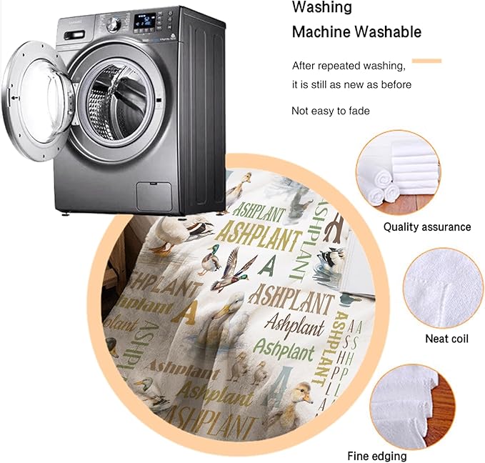 Personalized Custom Baby Blanket with Name - Swaddle Blanket for Toddlers, Infants, Kids & Newborns - Nursery Stroller Crib Decor Throw - Birthday Gift