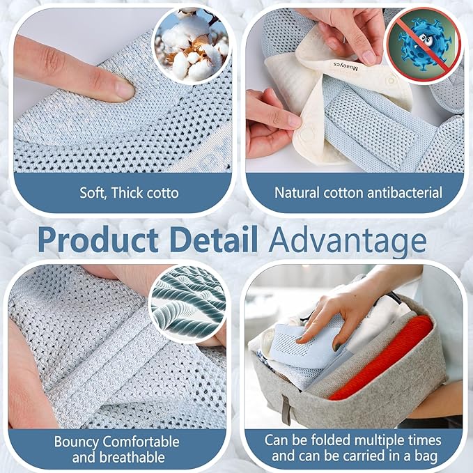 Baby Carrier Newborn to Toddler, Lightweight Baby Wrap Carrier, Carrier for 7-33 lbs, Easy Adjustable, Soft Breathable Baby Carrier, Blue