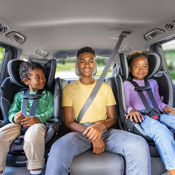 Evenflo Revolve360 Slim 2-in-1 Rotational Car Seat (Canton Black)