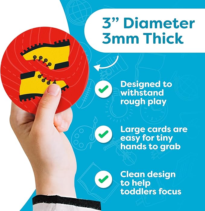 Matching Memory Game - Memory Games for Kids Ages 4-8 - Memory Matching Games for Toddlers 3-5 - Kids Camping Toys Gifts - Preschool Board Game - Preschool Learning Activities Educational Toys