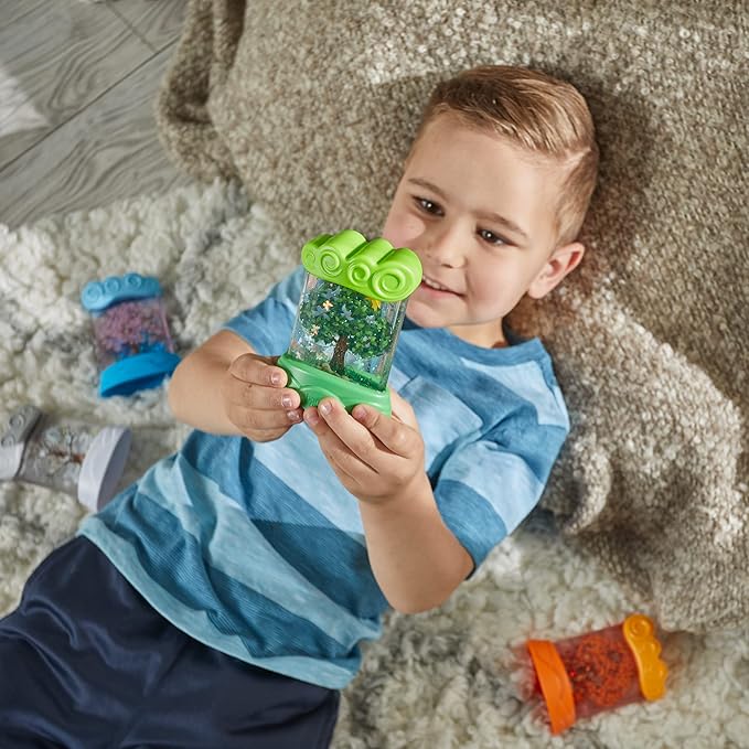 hand2mind Changing Seasons Sensory Tubes, Sensory Fidget Tubes, Learning Weather for Kids, Anxiety Calming Tools, Occupational Therapy Toys, Calm Down Corner Supplies (Set of 4) (95385)