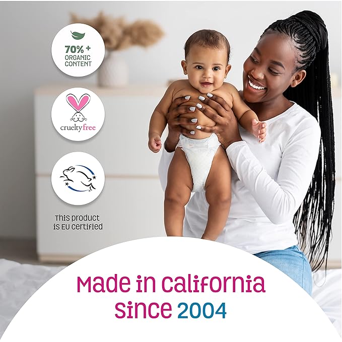 Nature's Baby Organics 3 -in-1 Baby Shampoo, Body Wash and Face Wash, Formulated for Problem and Sensitive Skin, No Sulfate or Artificial Fragrances - Tear Free - Lavender Chamomile 16oz (Pack of 2)