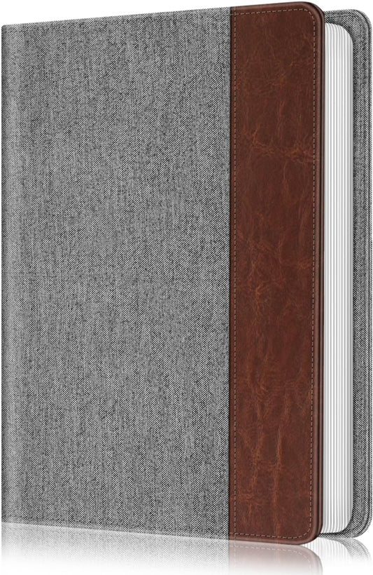 Fintie Photo Album for 4x6 Photos - 112 Pockets Vegan Leather Cover Memory Albums Book for Birthday Family Anniversary Vacation Pictures, Denim Grey