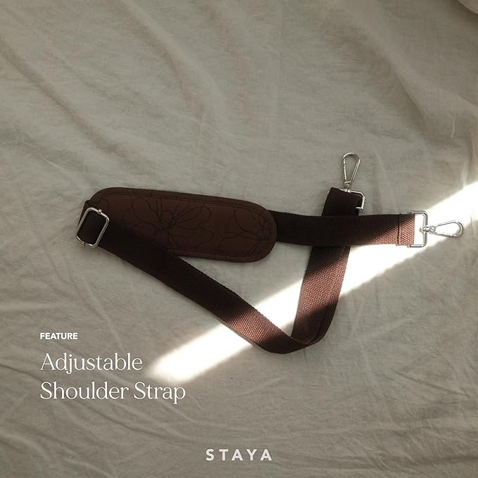 Staya Quilted Duffle Bag - Perfect Travel Companion, Quilted Weekender Bag for Women, (Cacao)