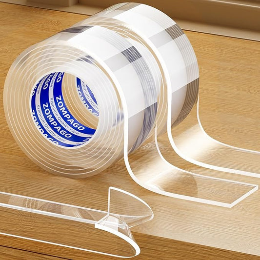 Clear Soft Corner Protectors for Furniture Strip,2 Roll 1.18in x3.28FT,Sharp Edge & Table Bumper,Window Edge,Wall Protector,Soft Corner Guards Safe for Proof,Table Corner Protectors in Family