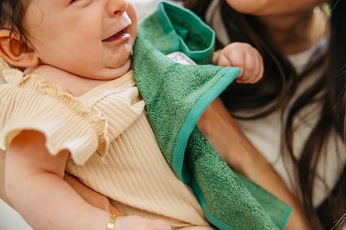 Copper Pearl 6 Ultra Soft Baby Bath Washcloths Premium Large Soft Haven 11" x 11" Towels