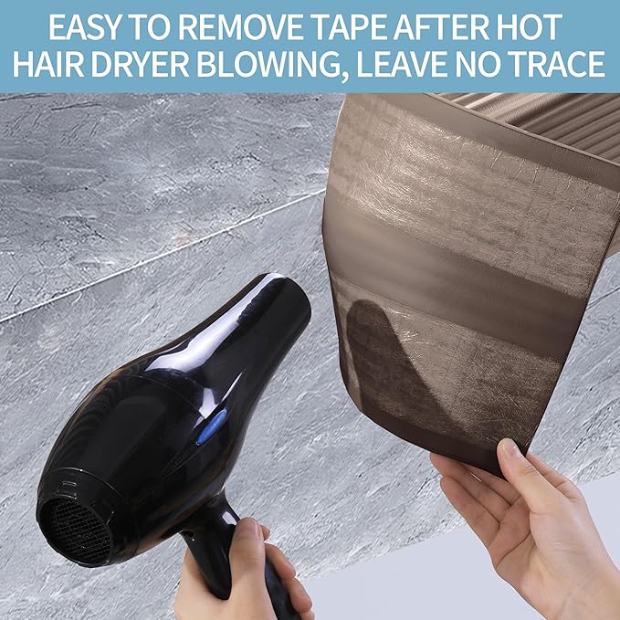 MABOZOO 8'' Extra Wide Seat Edge Cushion, 13.1 FT Length Foam Fireplace Cushion Soft Hearth Guard Bumper Pad Child Proof Padding Hearth Pad Edge Protector, Fireplace Baby Proofing for Baby (Walnut)