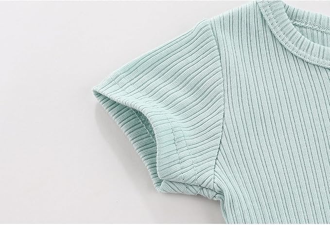 Kiddiezoom Newborn Baby Layette Set 10-Piece with Bodysuits and Pants Set for Unisex Baby Gift Sets