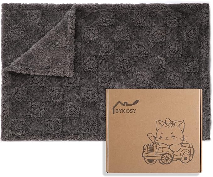 Ultra Soft Fleece Baby Blanket,Swaddle & Receiving Blankets for Newborn Infant, Lightweight Breathable Nursery Nap Blanket for Crib Stroller, for Boys & Girls Heart Checkered 30"x40" Gray