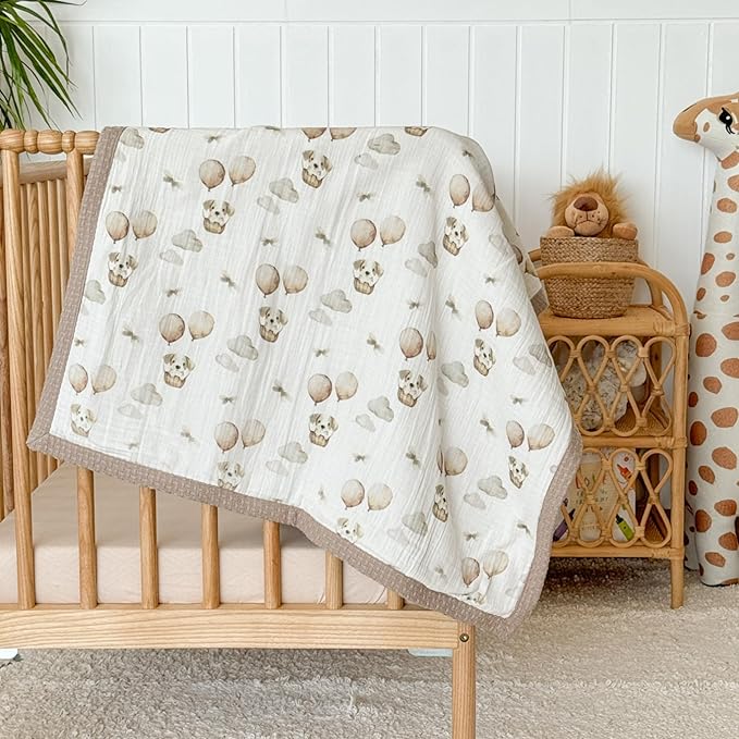 Personalized Baby Blanket with Name – Handmade 100% Organic Cotton Newborn Gift | Custom Knit Blanket for Boys, Girls, Kids & Baby Showers