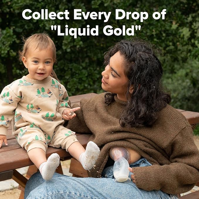 haakaa Manual Breast Pump with Flower Stopper Set, Gen.2 Silicone Hand Pump with Suction Base, BPA Free (4oz/100ml, Oat)