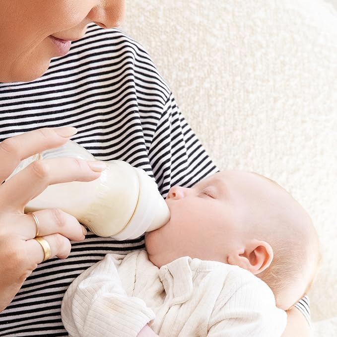 Minbie Newborn Breastfeeding Baby Bottle - Anti Colic & Reflux, BPA Free PPSU