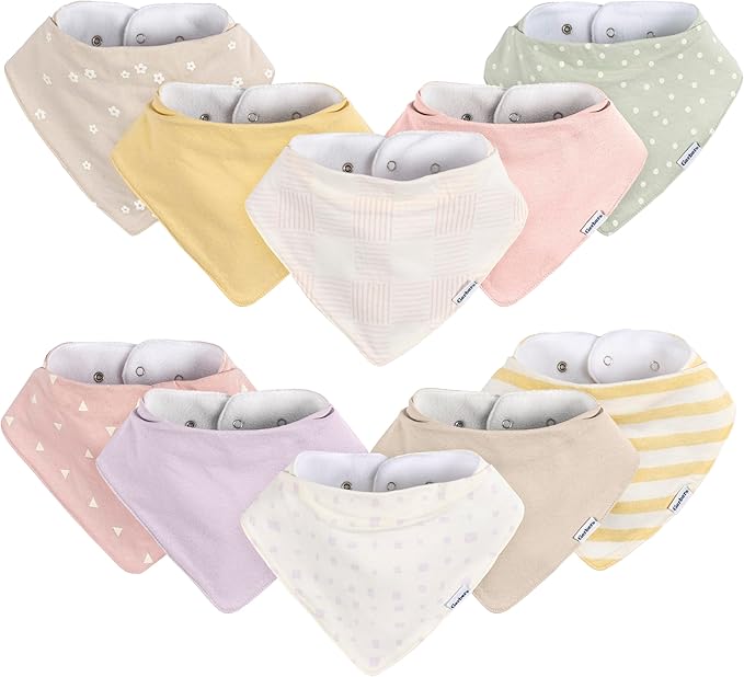 Gerber Unisex Baby Bandana Bibs