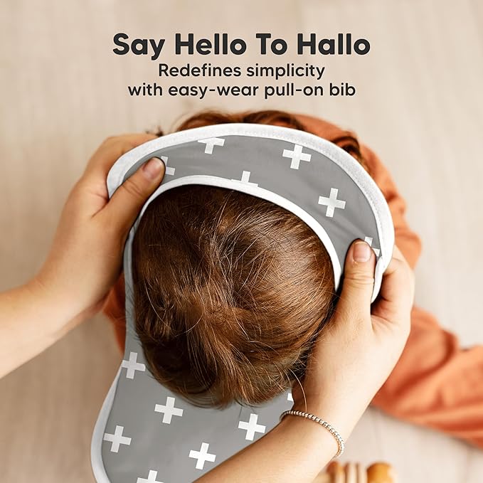 8-Pack Baby Bibs for Boys, Girls - Pullover Bibs for Drooling Teething Baby Girl & Boy Toddler, Newborn, Soft & Absorbent, Cute Colors, Large Torso Coverage Keep Infant Clean & Dry (Crossroads)