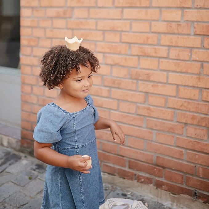 mushie Princess Bath Toys Play Set for Toddlers | 100% Food Grade Silicone | Mold Free, Pack of 4