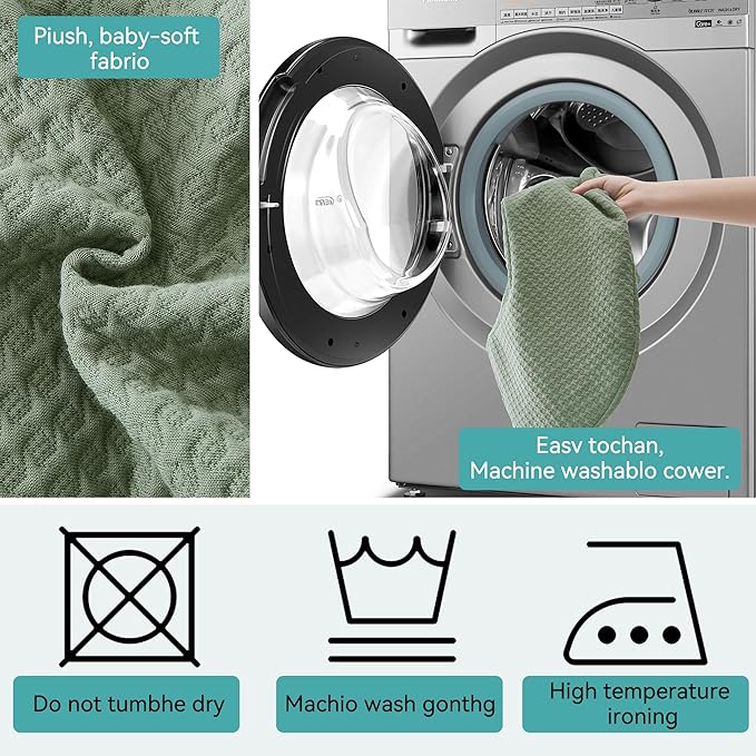 QSTEHEML Nursing Pillow for Breastfeeding - Adjustable Breastfeeding Pillows for Women with More Support & Removable Cover, Baby Feeding Pillow for Newborn Moms and Baby Essentials,Green