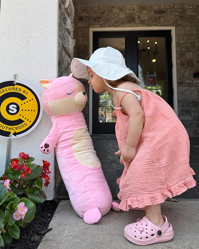 HONGTEYA Baby Sun Hat Toddler Girl Beach Hat Adjustable Outdoor Summer Hat UPF 50+ Sun Protection Wide Brim Infant Kids