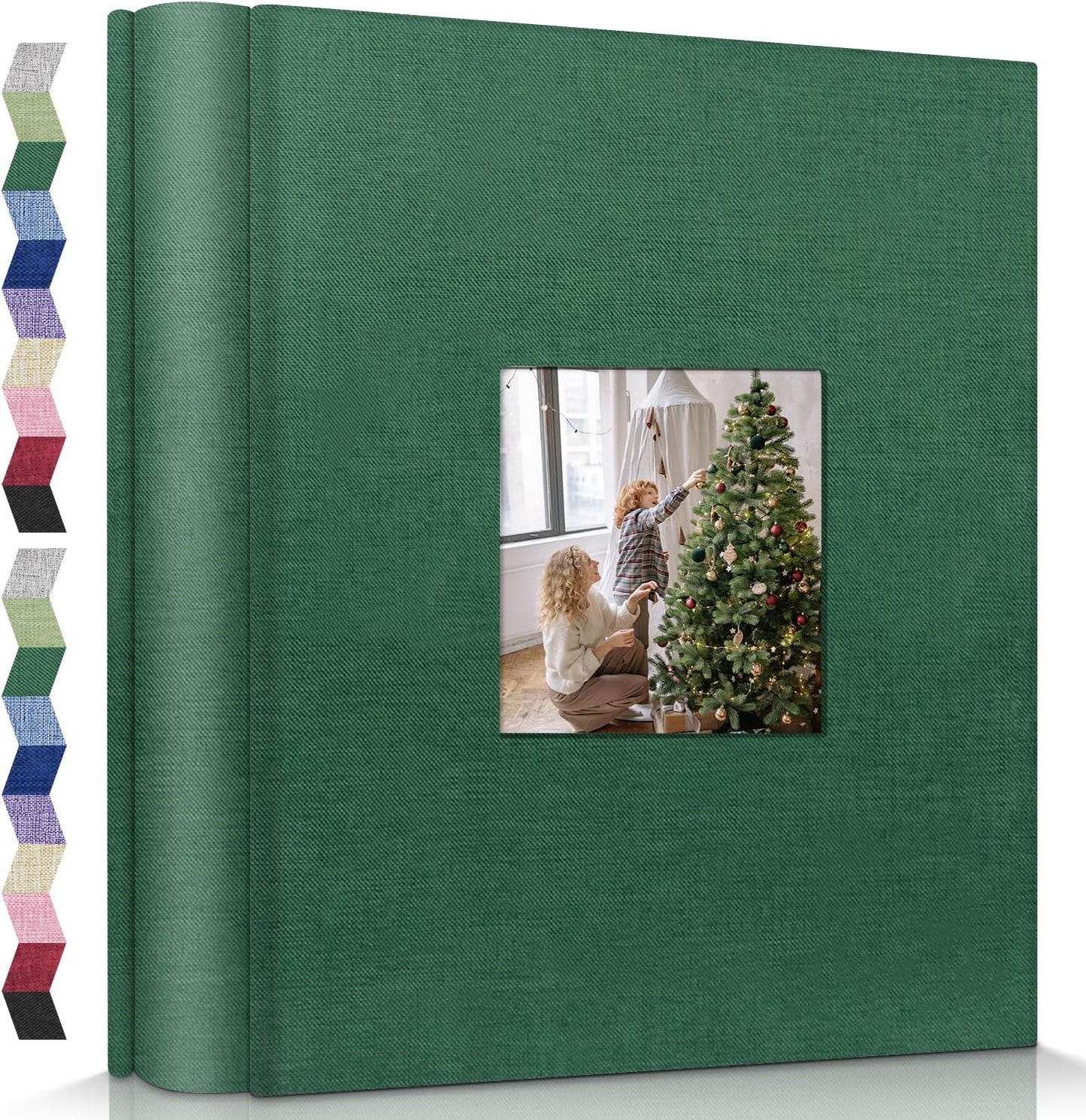 popotop Photo Album 4x6-600 Photos Photo Books with 600 Horizontal and Vertical Pockets,Linen Cover Albums for Family Wedding Anniversary Baby Vacation Pictures