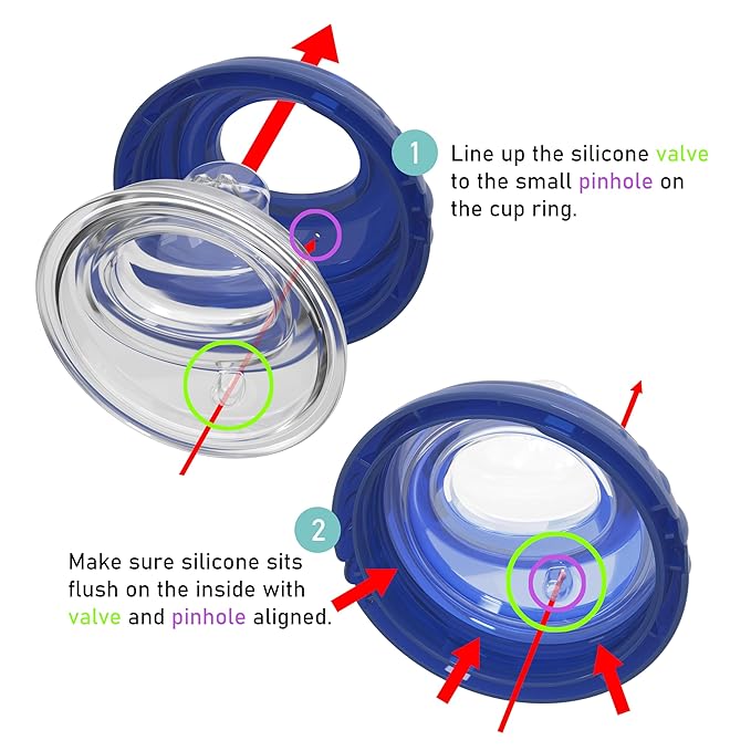 Nuby Clik-It Grip N' Sip Soft Spout No-Spill Training Sippy Cup with Handles - (3-Pack) 10 oz - 4+ Months - Blue/Green/Red
