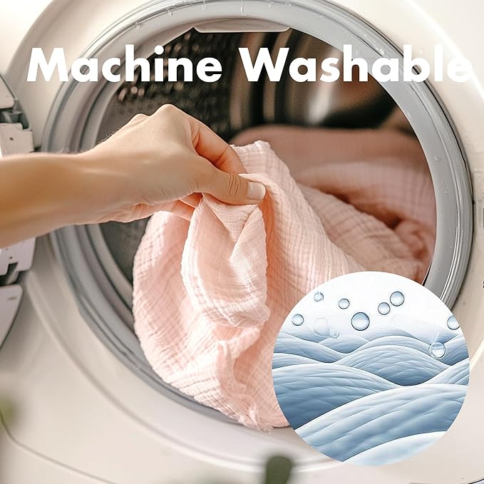 8-Pack Cotton Baby Drool Bibs - Quick-Dry Absorbent Bandana Bibs, Adjustable Snaps for Newborn to 24M